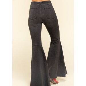 Free People High-rise Dark Wash 'Just float on flare' Jeans